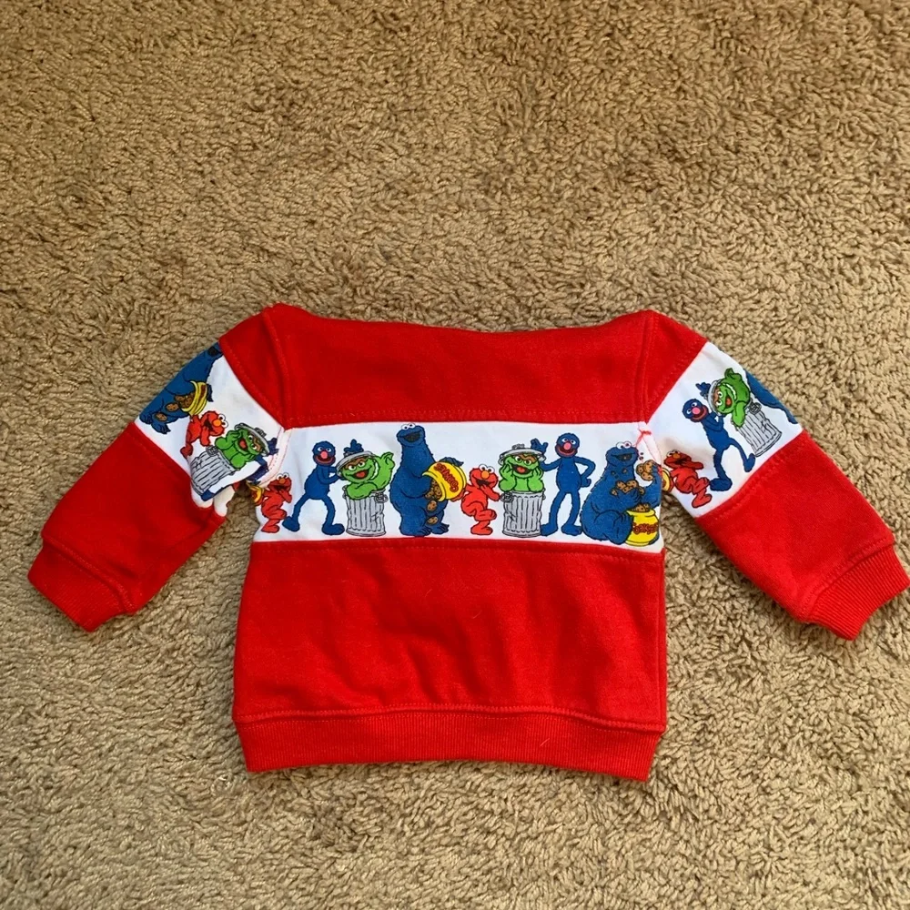 Sesame Street Baby Hoodie 3-6 Months - Picture 7 of 9
